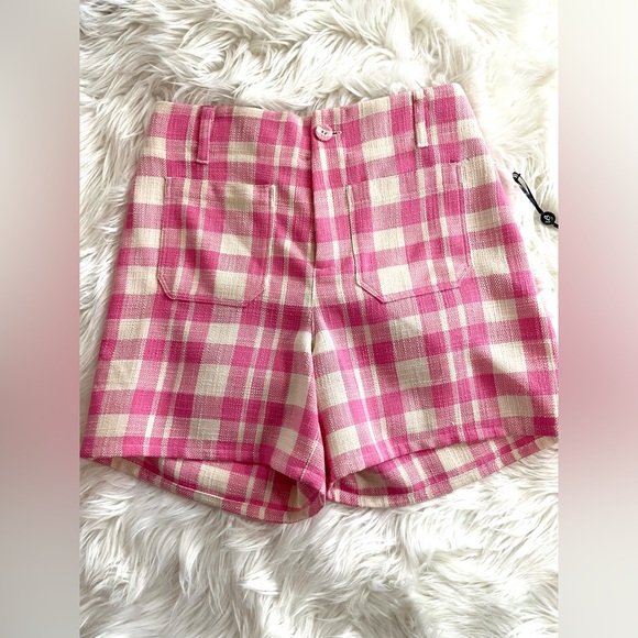 🛑🛑🛑BUBBLE GUM CHECK SHORTS - Picture 3 of 15